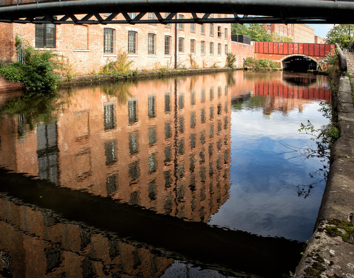 Reflections under Leech Street footbridge - Graham Dean